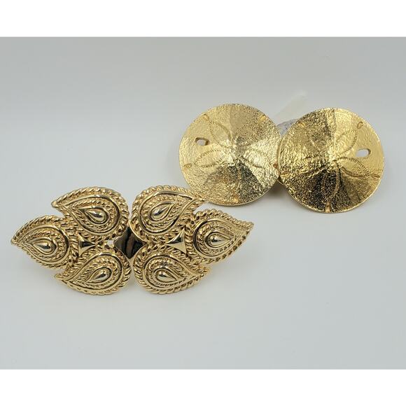 Vintage Mimi Di N Lot of 2 Belt Buckles - 1974 Sand Dollars & 1985 Paisley main image 8